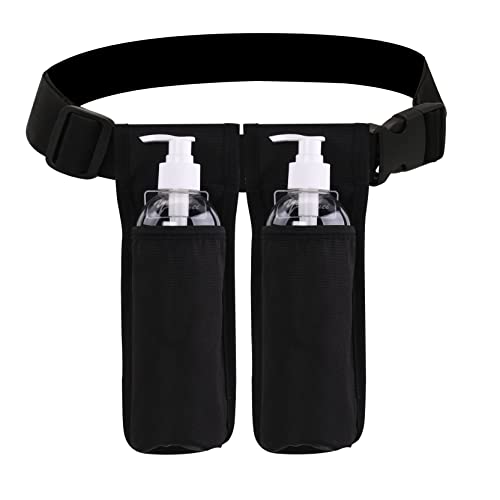 YOURUIMEI Massage Bottle Bag Massage Therapist Holster Massage Lotion Holster Massage Oil Holster（Db1KD-Black）