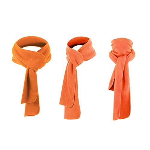 Snario Cachecol de lã longo masculino feminino para esportes de inverno leve e sólido gola quente ca