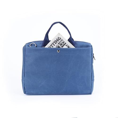 Image of RL compact waterproof coated canvas Laptop messenger bag