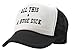 All This + A Huge D**k - Vintage Retro Style Trucker Cap Hat (Black)
