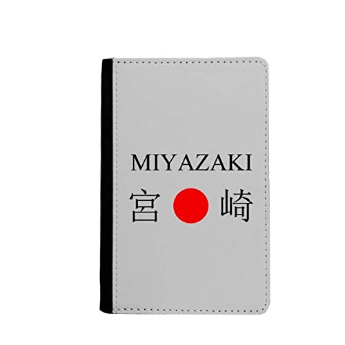 Étui portefeuille pour passeport Miyazaki avec finitions soignées motif soleil levant