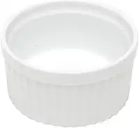 LYOR - Ramequim de Porcelana Classic Branco 8,5cm x 5cm
