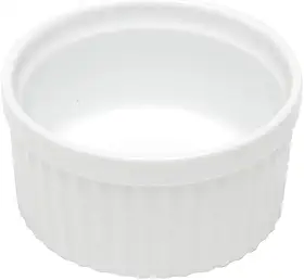 LYOR - Ramequim de Porcelana Classic Branco 8,5cm x 5cm