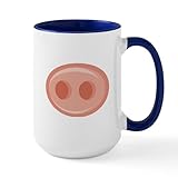CafePress Pig Snout (Nose) Large Mug 15 oz (444 ml) Ceramic Coffee Mug