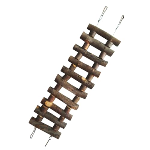 SUPVOX Parrot Climbing Ladder Wooden Step Ladder Toy Bird Training Exercise Chinchilla Guinea Pig Toy Accessory