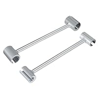 2er-Pack Einstellwerkzeug für Türscharniere, Türscharnier-Einstellwerkzeug, Türöffner Werkzeug Schloss Öffnen Werkzeug für Brandschutztür, Reinraumtüren, Sicherheitstüren (14 + 18 + 23 + 25 mm)