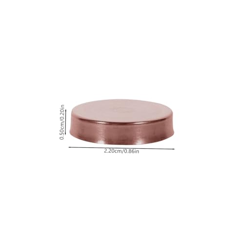 Homoyoyo 20 piezas Tapas decorativas para tornillos de acero inoxidable cubierta para tornillos espejo para fijación de vidrio acabado elegante miniatura 4