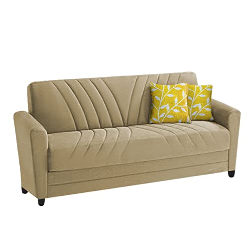 Image of Francis 3 Seater Sofa Set for Living Room (Cream Fabric)