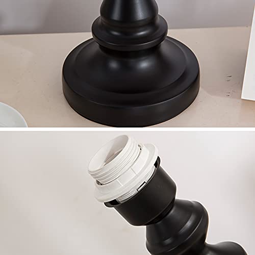 Lampe de chevet à intensité variable avec abat-jour en lin - 5
