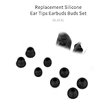 Replacement Ear Tips Earbuds for Beats Powerbeats Pro Headphones, Made of Soft and Comfortable Silicone Material, Waterproof and Sweatproof (4 Pairs/Black) - Image 5