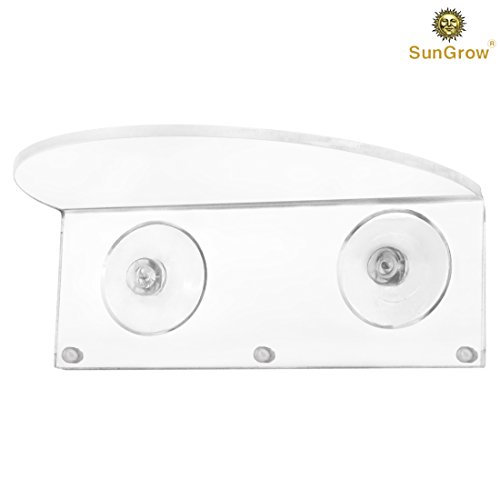 Aquarium Shelf - Extra Level for Substrate and Live Plants - Crystal Clear Transparent Ledge - 100% Safe for All Fish - Holds up to 5 Pounds - Made of Strong Acrylic