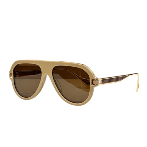 Lunettes de soleil de luxe en alliage d'acétate tendance pour homme et femme