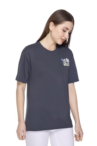 Image of Women Printed Drop-Shoulder Sleeves Oversized Pure Cotton T-Shirt (Combo of 2) |XS-XL Size