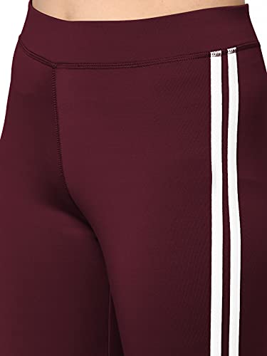Image of SHARK TRIBE Yoga Gym Workout and Sports Side Striped Tights for Women