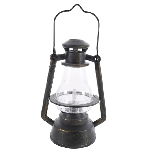 ERINGOGO Linterna LED Portátil para Camping y Decoración Lámpara de Mano Colgante Vintage de Plástico Luz para Tienda y Centros de Mesa Batería Incluida Diseño Compacto y Ligero para Bodas