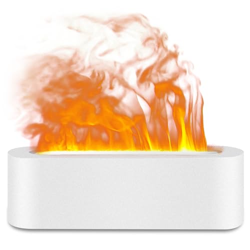 Omnexa Essential Oil Diffuser, 180ml Flame Aroma Diffuser Humidifier, Ultrasonic