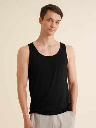 Image of DAMENSCH Neo-Skin Bamboo Blend, Round Neck, Anti-Bacterial, Thermoregulating, Shape Retaining Baniyan for Man, Soft and Sustainable Vest