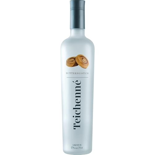 Teichenné Butterscotch Liqueur | 17% ABV | Premium Spirits | Toffee Flavoured Liqueur | Schnapps | Cocktail Ingrediant | Serve Over ice | Flavoured Shots | Butterscotch Shots
