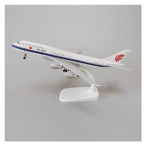 Modelo de avión Boeing 747 Air China de metal diecast 20 cm para coleccionistas 3