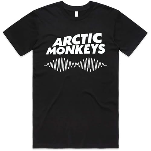 Arrived Arctic Monkeys Men Cotton Street T-Shirts Crewneck Short Sleeve Top Tee Black