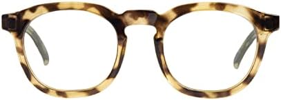 Kolo Webster Premium Reading Glasses, Classic Square-Shaped Style, Made in Italy