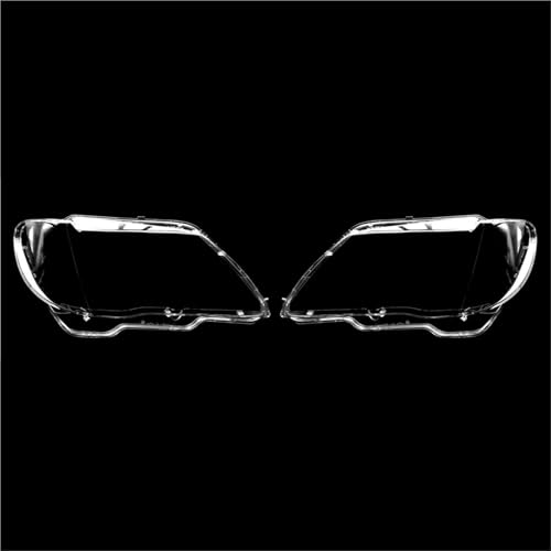 Abat-jour phare avant BMW Série 7 E66 2006 2007 - Optique transparent coque plastique de rechange