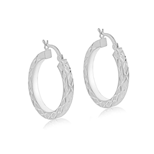 Créoles Tuscany Silver argent sterling 925 femme un cadeau d'anniversaire mémorable