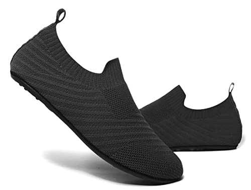 Image of SLEVEL Lightweight Non Slip Travel Indoor Grip House Slipper Socks Unisex Adult Around The House Floor Home Shoes for Women Men