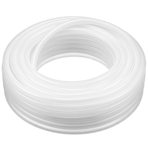 QWORK® Manguera Transparente de PVC 25 m, Diámetro 4 * 6 mm, para Gasolina y Agua
