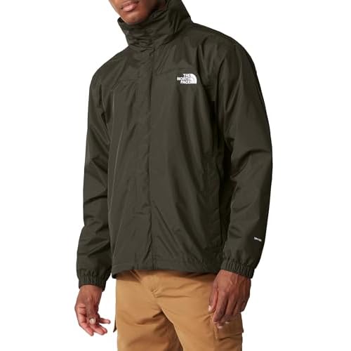 THE NORTH FACE – Men’s Resolve Jacket Shell – Breathable, Waterproof Hiking & Camping Jacket & Windbreaker with Adjustable Hood
