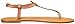 Amazon Essentials Women's Casual Thong Sandal with Ankle Strap, Camel, 8
