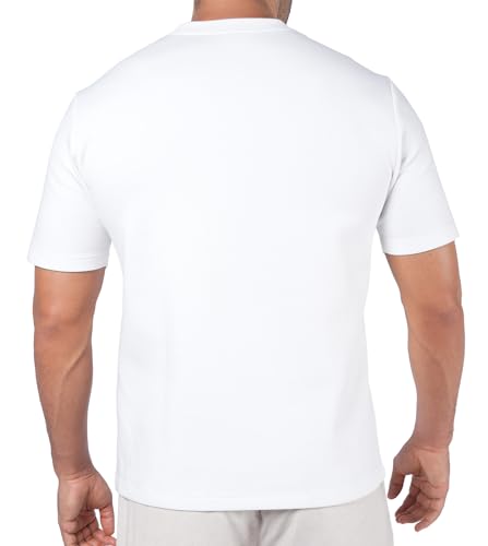 Fioboc Mens T-Shirts - Crew Neck Short Sleeve T-Shirts for Men Performance Cotton Blend Summer Casual Stylish Tee3