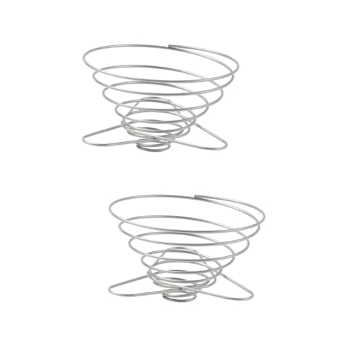 IMIKEYA 2pcs Folding Stainless Funnel Pour-over Strainer for Camping Home Brewing Easy to Clean Reusable Coffee Filter Precision Filtering Large