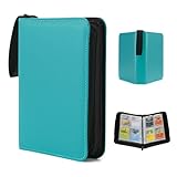 Matériau de haute qualité et artisanat exquis : notre équipe utilise un savoir-faire et des matériaux de première classe pour chaque album de cartes à collectionner dans le classeur, y compris de la mousse EVA de haute qualité et du cuir synthétique. La fermeture éclair fermée empêche l'intérieur ou les cartes de tomber.