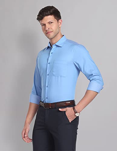 Image of Arvind AD Men Regular Fit Formal Shirt