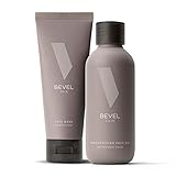Bevel Face Gel & Face Wash Bundle - Includes Face Moisturizer for Men & Face Wash with Tea Tree Oil,...