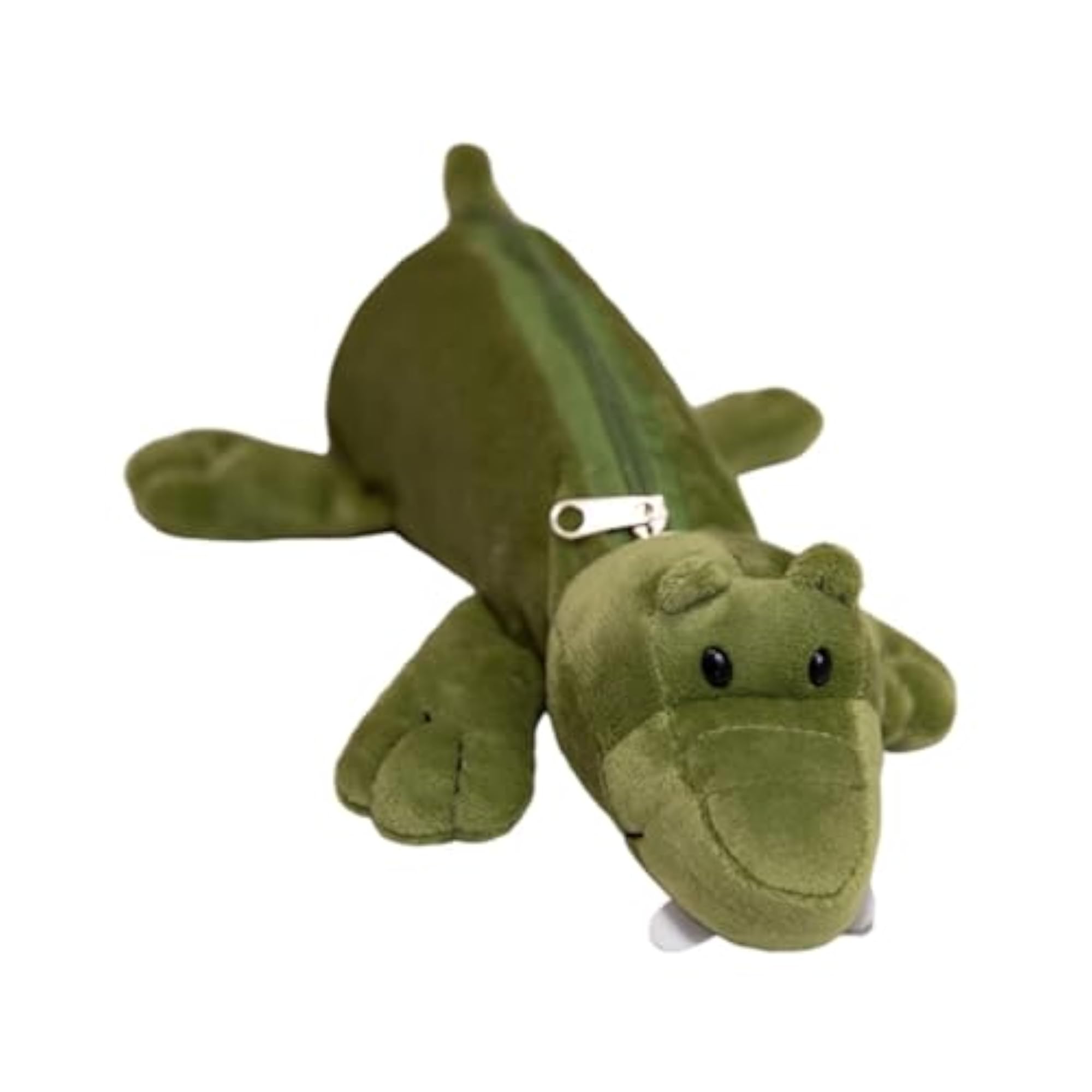 Plush Crocodile Pencil Case for Kids, Decorative Bag