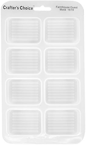 Silicone Soap Mold - Farmhouse Guest Soap Mold - Textured with Ridges NorthWood Candle 1619