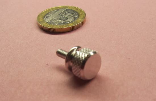 6061 Aluminum Flared Collar Knurled Head Thumb Screws FT 4-40 x .312" Length 5 Pcs