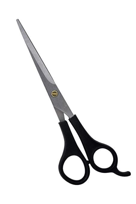Confidence Small Scissors For Nose Hair Cutting Moustache Scissors For Men, Silver, Pack Of 1