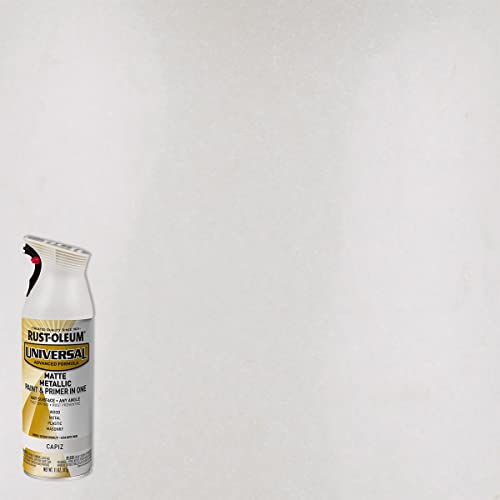 Image of Rust-Oleum 371597 Universal All Surface Metallic Spray Paint, 11 oz, Matte Capiz