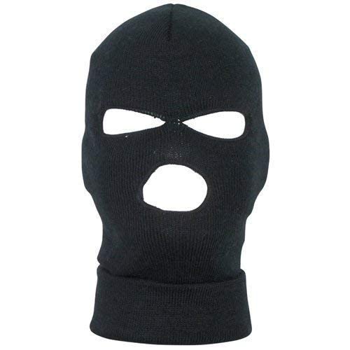 3NH® 73-115 Thinsulate Ultra 3 - Hole Black Face Mask