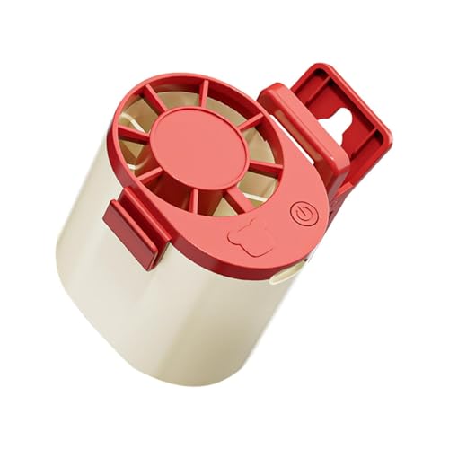 Ventilador de clip, enfriador de aire silencioso personal de 3 velocidades, ventilador de cintura giratorio de 360 grados, para dormitorio, cochecito, camping, senderismo, pesca, viaje a la playa