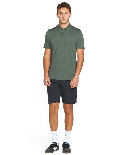 Polo de golf léger Volcom Hazard pour homme à manches courtes - 6
