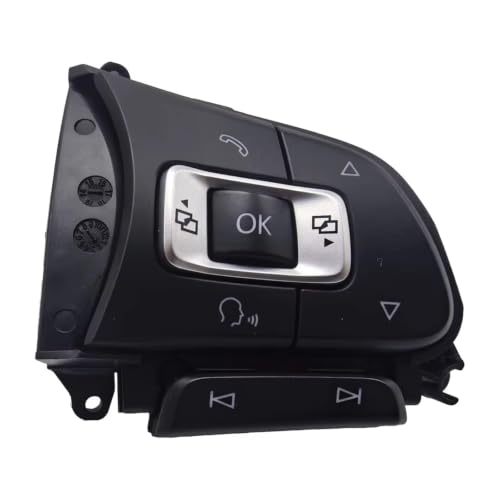 Boutons commande au volant pour Passat commutateur OEM noir mat - 3