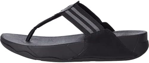 FitFlop DX4090-070 WALKSTAR TOE-POST SANDALS All Black US09 | Image 3