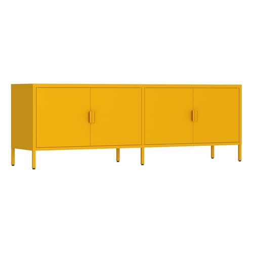 DESIGN - Il mobile TV Pop si distingue per un design moderno e lineare, perfetto come mobile soggiorno moderno, mobile salotto o mobile porta tv soggiorno. Le linee essenziali lo rendono ideale come mobile basso per tv e mobili soggiorno moderni di stile industriale