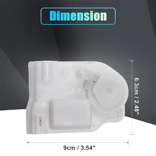 Image of X AUTOHAUX Replacement Rear Liftgate Door Lock Actuator for Subaru Legacy Outback 2005-2009 Tailgate Latch Assembly No.63032AG00A /63032AG00B White