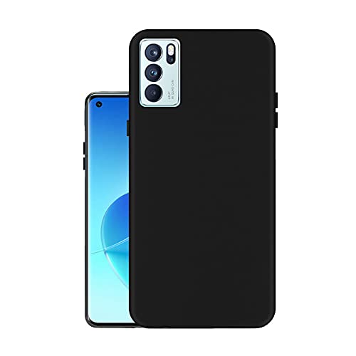HELLO ZONE Exclusive Matte Finish Soft Back Case Cover for Oppo Reno 6 Pro 5G - Black (B09B222HFQ) Amazon Price History, Amazon Price Tracker