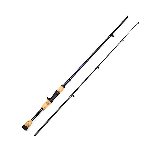 Canne à pêche carbone de 1,7m et 1,8m action rapide pour leurre léger